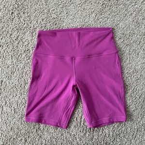 Lululemon Align High Rise Short 8” Vivid Plum